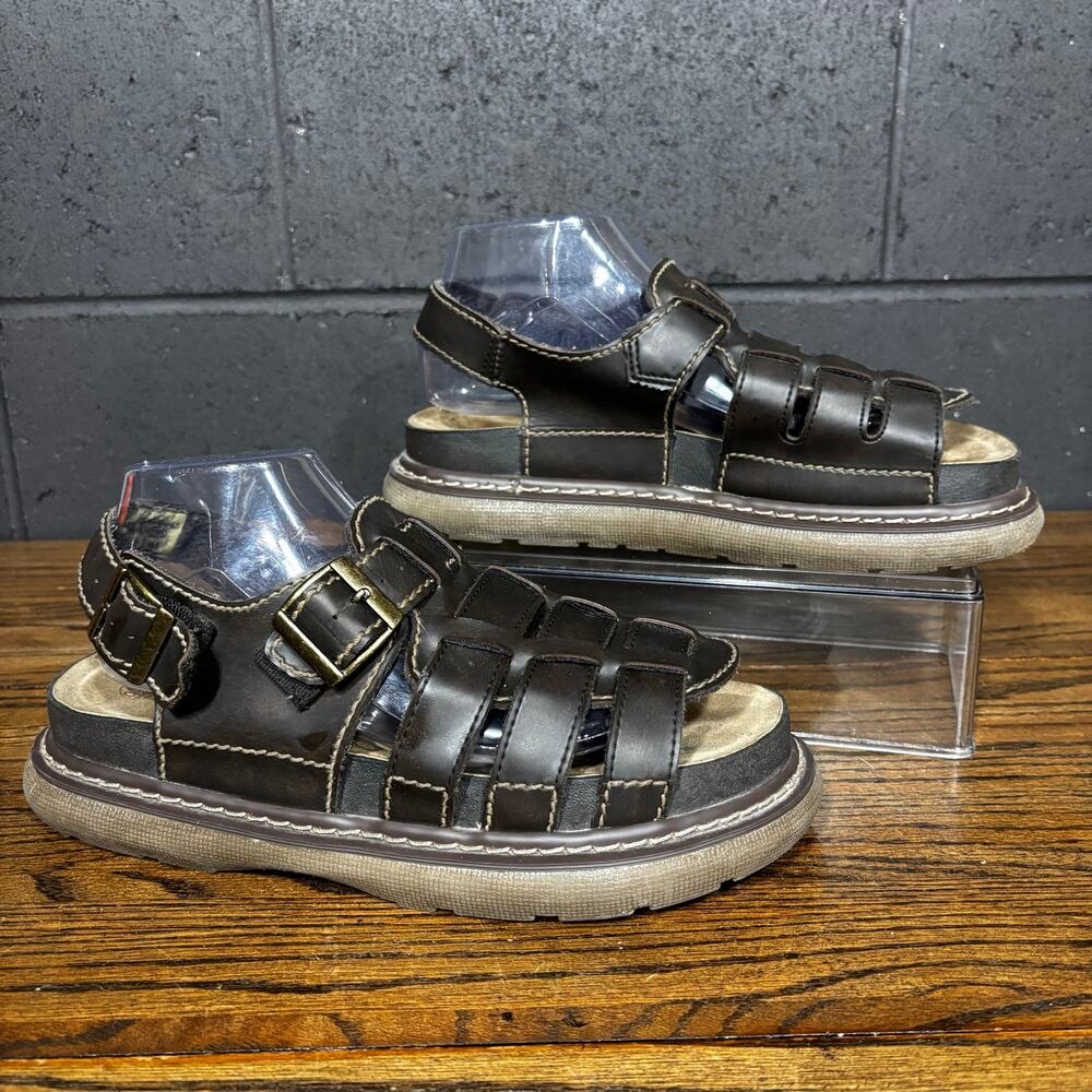 Vintage Y2K Utility Chunky Platform Fisherman Sandals Men’s 9.5